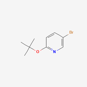 5-Bromo-2-(tert-butoxy)pyridine chemical structure (CAS 850495-91-9)
