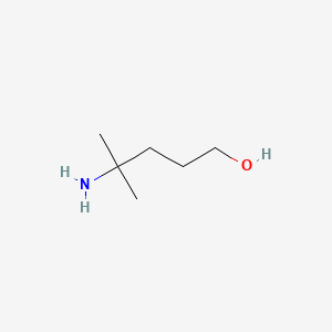 4-Amino-4-methylpentan-1-ol chemical structure (CAS 85054-53-1)