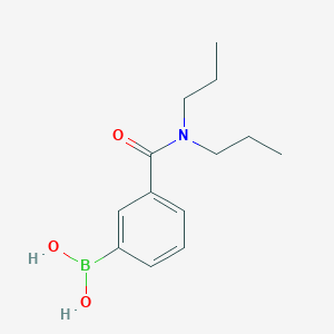 (3-(Dipropylcarbamoyl)phenyl)boronic acid chemical structure (CAS 850567-39-4)