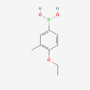 4-Ethoxy-3-methylphenylboronic acid chemical structure (CAS 850568-08-0)