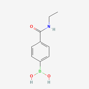 4-(N-Ethylaminocarbonyl)phenylboronic acid chemical structure (CAS 850568-12-6)