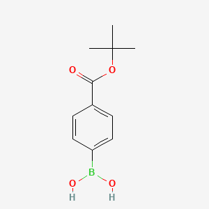 (4-(tert-Butoxycarbonyl)phenyl)boronic acid chemical structure (CAS 850568-54-6)