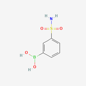 3-(Aminosulphonyl)benzeneboronic acid chemical structure (CAS 850568-74-0)