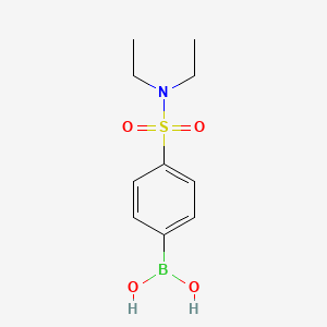 (4-(N,N-Diethylsulfamoyl)phenyl)boronic acid chemical structure (CAS 850568-76-2)
