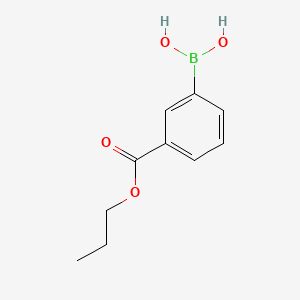 3-Propoxycarbonylphenylboronic acid chemical structure (CAS 850568-78-4)