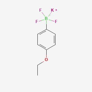 Potassium (4-ethoxyphenyl)trifluoroborate chemical structure (CAS 850623-60-8)