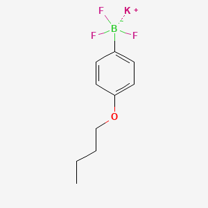Potassium (4-butoxyphenyl)trifluoroborate chemical structure (CAS 850623-61-9)