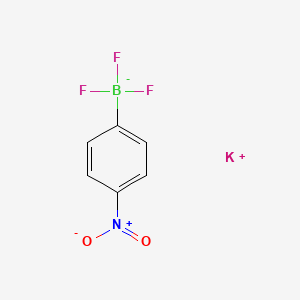 Potassium trifluoro(4-nitrophenyl)borate chemical structure (CAS 850623-71-1)