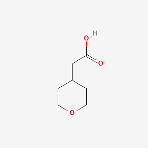 Tetrahydropyranyl-4-acetic acid chemical structure (CAS 85064-61-5)