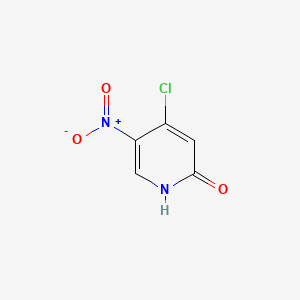 4-Chloro-5-nitropyridin-2(1H)-one chemical structure (CAS 850663-54-6)