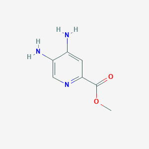 Methyl 4,5-diaminopicolinate chemical structure (CAS 850689-13-3)