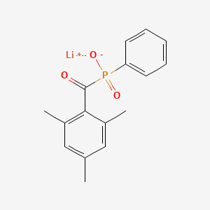 Lithium Phenyl(2,4,6-trimethylbenzoyl)phosphinate chemical structure (CAS 85073-19-4)