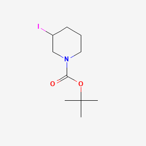 tert-Butyl 3-iodopiperidine-1-carboxylate chemical structure (CAS 850761-36-3)