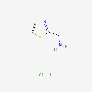 Thiazol-2-ylmethanamine hydrochloride chemical structure (CAS 850852-85-6)