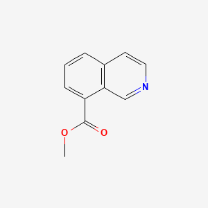 Methyl 8-Isoquinolinecarboxylate chemical structure (CAS 850858-56-9)