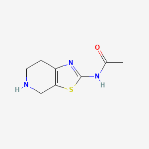 N-(4,5,6,7-Tetrahydrothiazolo[5,4-c]pyridin-2-yl)acetamide chemical structure (CAS 850875-66-0)