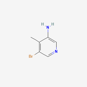 5-Bromo-4-methylpyridin-3-amine chemical structure (CAS 850892-12-5)