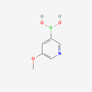 (5-Methoxypyridin-3-yl)boronic acid chemical structure (CAS 850991-69-4)