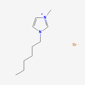 1-Hexyl-3-methylimidazolium bromide chemical structure (CAS 85100-78-3)