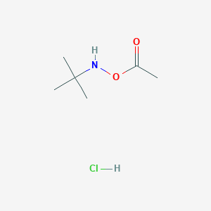 O-Acetyl-N-(tert-butyl)hydroxylamine hydrochloride chemical structure (CAS 851074-40-3)