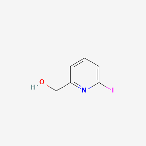 (6-Iodopyridin-2-yl)methanol chemical structure (CAS 851102-41-5)