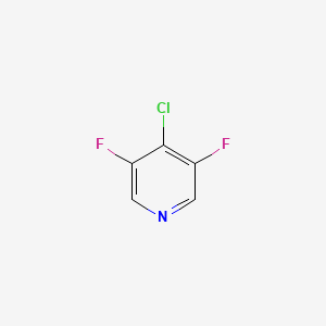 4-Chloro-3,5-difluoropyridine chemical structure (CAS 851178-97-7)