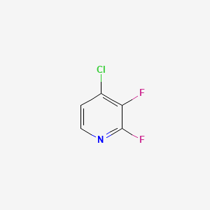 2,3-Difluoro-4-chloropyridine chemical structure (CAS 851178-99-9)