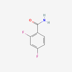 2,4-Difluorobenzamide chemical structure (CAS 85118-02-1)
