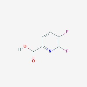5,6-Difluoropicolinic acid chemical structure (CAS 851386-38-4)