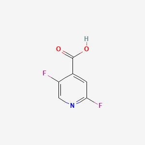 2,5-Difluoroisonicotinic acid chemical structure (CAS 851386-39-5)
