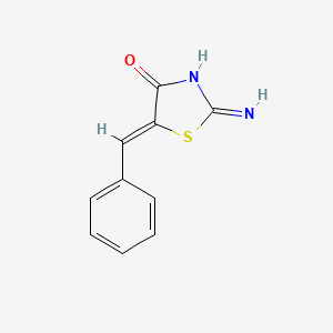 (Z)-2-Amino-5-benzylidenethiazol-4(5H)-one chemical structure (CAS 851429-65-7)