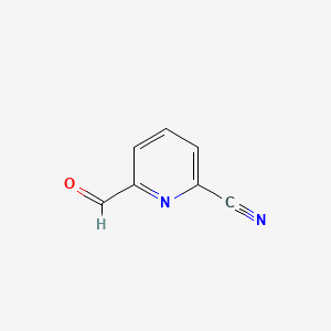 6-Formylpicolinonitrile chemical structure (CAS 85148-95-4)