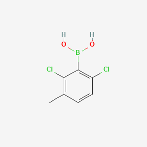 2,6-Dichloro-3-methylphenylboronic Acid chemical structure (CAS 851756-54-2)
