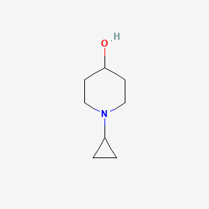 1-Cyclopropylpiperidin-4-ol chemical structure (CAS 851847-62-6)