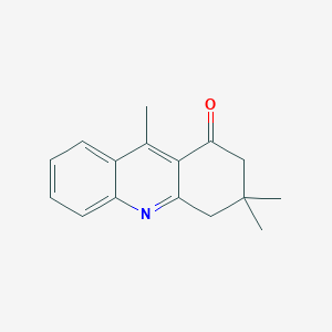 3,3,9-Trimethyl-3,4-dihydroacridin-1(2H)-one chemical structure (CAS 851901-67-2)