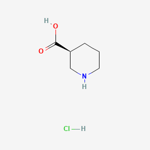 (S)-Piperidine-3-carboxylic acid hydrochloride chemical structure (CAS 851956-01-9)