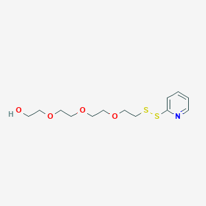 2-(2-(2-(2-(Pyridin-2-yldisulfaneyl)ethoxy)ethoxy)ethoxy)ethan-1-ol chemical structure (CAS 851961-99-4)