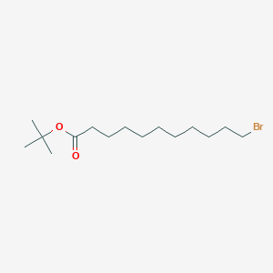 tert-Butyl 11-bromoundecanoate chemical structure (CAS 85216-74-6)