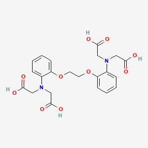 2,2',2'',2'''-(((Ethane-1,2-diylbis(oxy))bis(2,1-phenylene))bis(azanetriyl))tetraacetic acid chemical structure (CAS 85233-19-8)