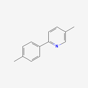 5-Methyl-2-(p-tolyl)pyridine chemical structure (CAS 85237-71-4)