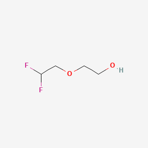 2-(2,2-Difluoroethoxy)ethan-1-ol chemical structure (CAS 853005-07-9)