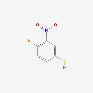 4-Bromo-3-nitrobenzenethiol chemical structure (CAS 853308-07-3)