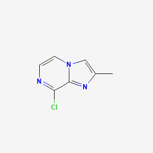 8-Chloro-2-methylimidazo[1,2-a]pyrazine chemical structure (CAS 85333-43-3)