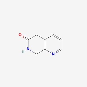 7,8-Dihydro-1,7-naphthyridin-6(5H)-one chemical structure (CAS 853648-47-2)