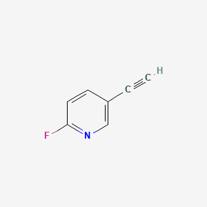 5-Ethynyl-2-fluoropyridine chemical structure (CAS 853909-08-7)
