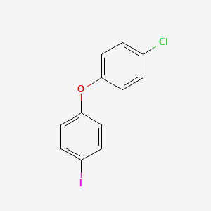 1-Chloro-4-(4-iodophenoxy)benzene chemical structure (CAS 854257-01-5)