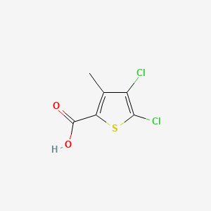 4,5-Dichloro-3-methylthiophene-2-carboxylic acid chemical structure (CAS 854626-34-9)