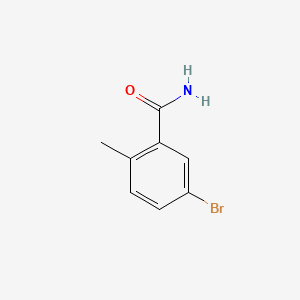5-Bromo-2-methylbenzamide chemical structure (CAS 854633-21-9)