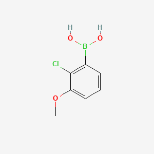 (2-Chloro-3-methoxyphenyl)boronic acid chemical structure (CAS 854778-30-6)