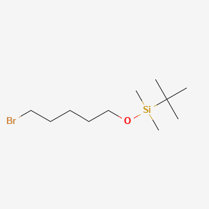 [(5-Bromopentyl)oxy](tert-butyl)dimethylsilane chemical structure (CAS 85514-43-8)